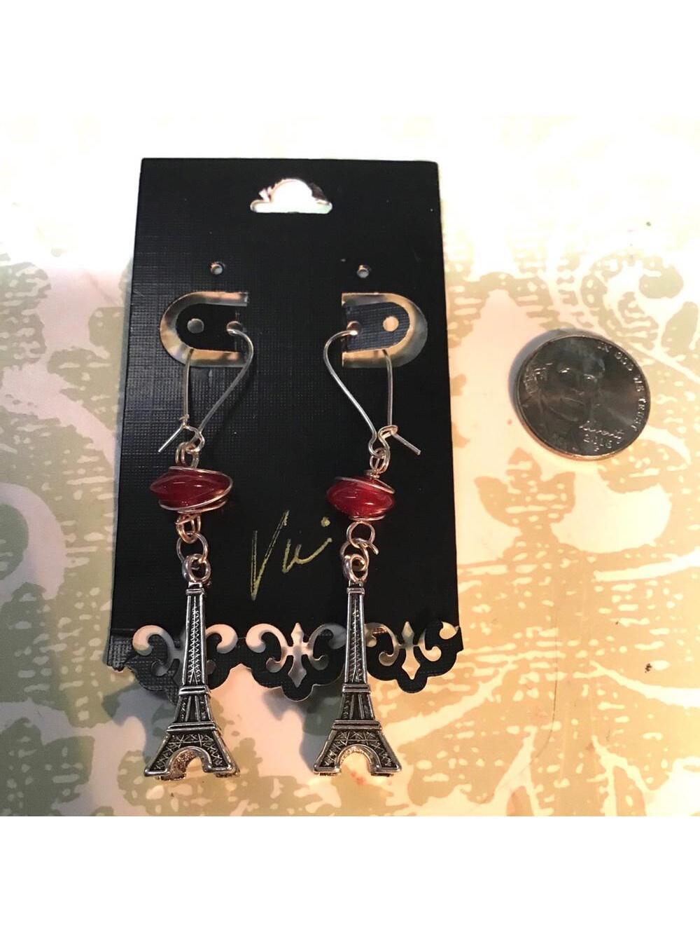 3” Zinc Tower Earrings